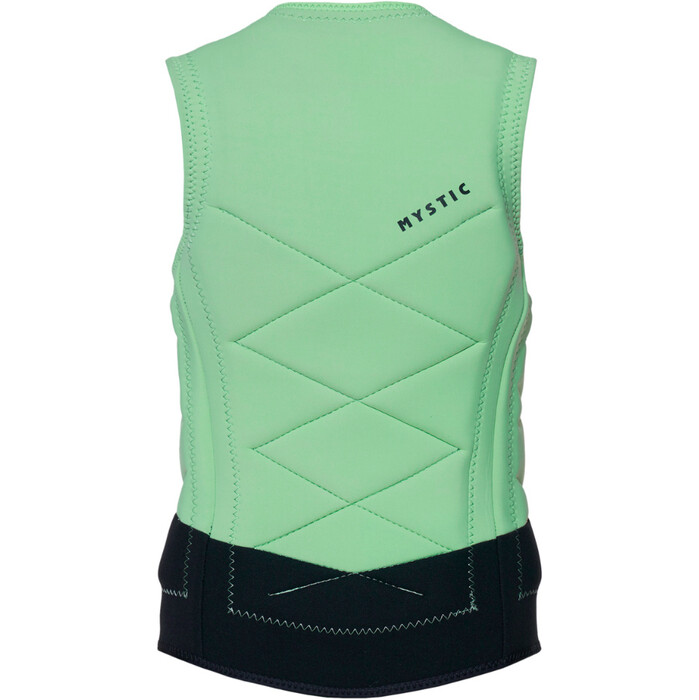 2024 Mystic Frauen Juice Front Zip Wake Impact Vest 35005.240221 - Lime Green